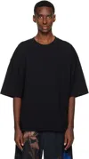 Dries Van Noten Black Oversized T-shirt In Black