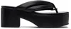 Shop Dries Van Noten Black Platform Sandals In 900 Black
