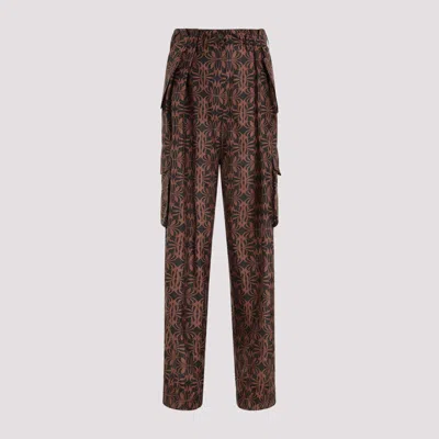 Dries Van Noten Black Polkar Silk Pants
