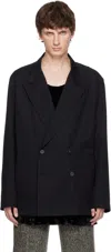 Dries Van Noten Black Shirt Blazer In Black