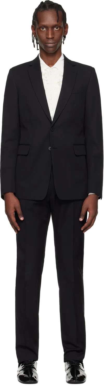 Dries Van Noten Black Single-breasted Suit