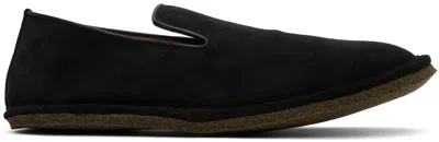 Dries Van Noten Black Slip-on Loafers In 900 Black