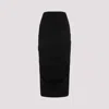 Dries Van Noten Skirt With Drape In Black