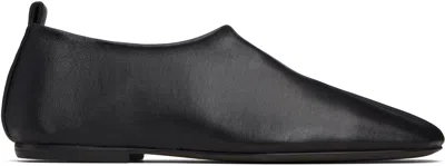 DRIES VAN NOTEN BLACK SQUARE TOE LOAFERS