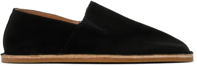 Dries Van Noten Black Suede Espadrilles In 900 Black
