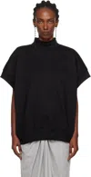 Dries Van Noten Black Sweatshirt Top In Black