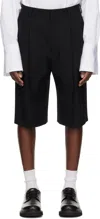 Dries Van Noten Black Tailored Wool Trousers In Black 900
