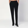 Dries Van Noten Black Trousers With Slits And Buttons Women