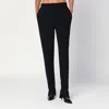 Dries Van Noten Black Trousers With Slits And Buttons Women In Black