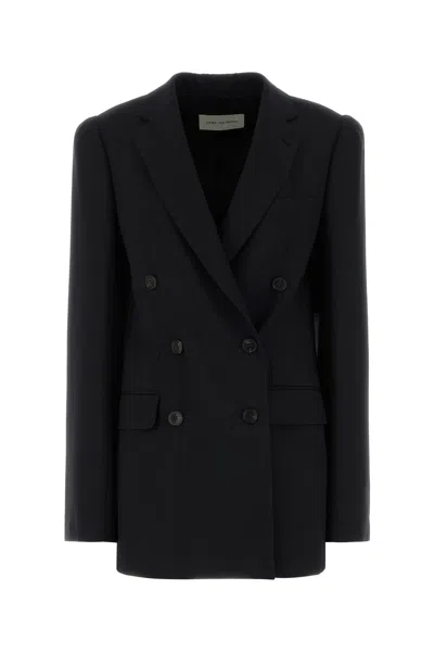 Dries Van Noten Black Wool Blend Bafy Blazer