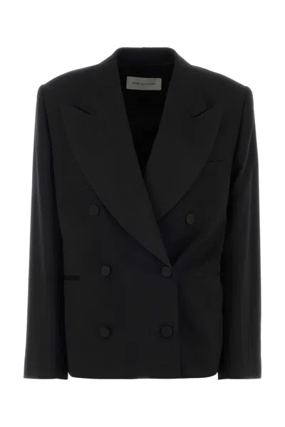 Dries Van Noten Sophisticated Wool Blend Jacket For Women In Black