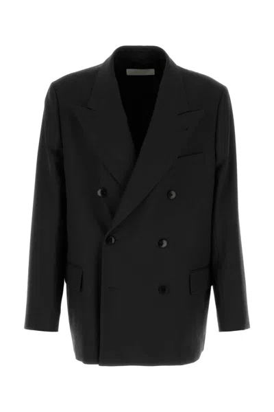 Dries Van Noten Black Wool Bosier Oversize Blazer