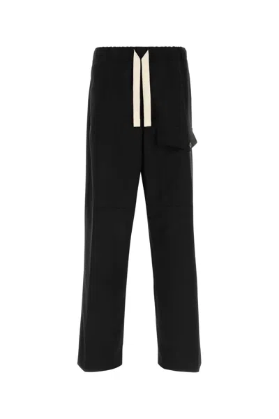 Dries Van Noten Black Wool Pannoch Pant