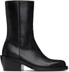 Dries Van Noten Square Toe Ankle Boots In Multi
