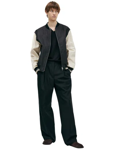 Dries Van Noten Black Zippered Bomber