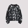 Dries Van Noten Hannet Sweater Abstract Pattern In Black