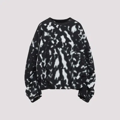 DRIES VAN NOTEN BLACKWHITE CREWNECK SWEATER