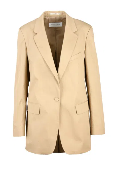Dries Van Noten Blanchets Jacket - Beige In Gold
