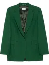 Dries Van Noten Blanchets Jacket In Green