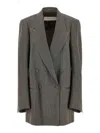 Dries Van Noten Blink Blazer In Gray