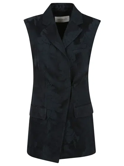 DRIES VAN NOTEN DRIES VAN NOTEN BLAZER BIMBI IN COTTON AND VISCOSE BLEND
