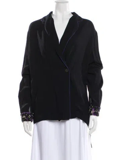 Pre-owned Dries Van Noten Blazer In Black