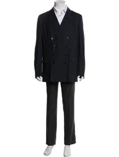 Pre-owned Dries Van Noten Blazer In Blue