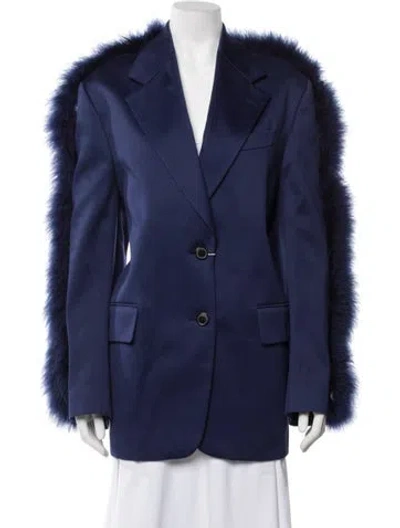 Pre-owned Dries Van Noten Blazer In Blue