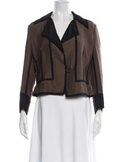 Pre-owned Dries Van Noten Blazer In Brown