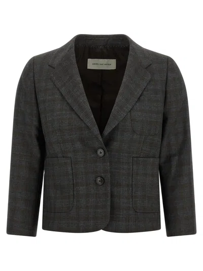 Dries Van Noten Blazer In Charcoal