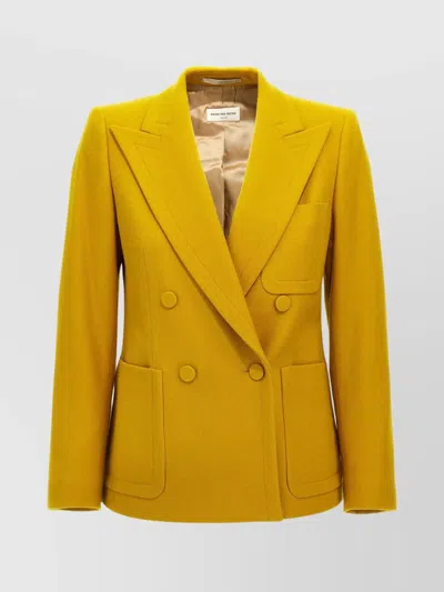 DRIES VAN NOTEN 'BLAZER DOUBLE-BREASTED TAILORED STRUCTURED SHOULDERS'