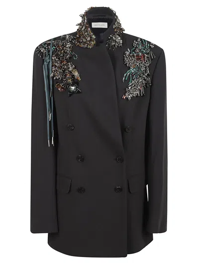 Dries Van Noten Blazer In Gray