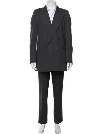 Pre-owned Dries Van Noten Blazer In Gray
