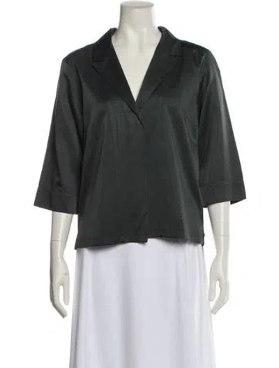 Pre-owned Dries Van Noten Blazer In Green