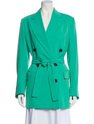 Pre-owned Dries Van Noten Blazer In Green