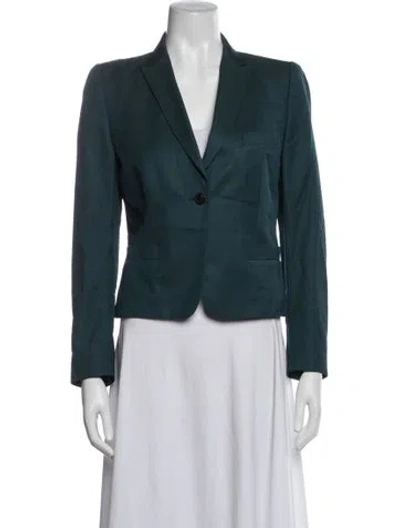Pre-owned Dries Van Noten Blazer In Green