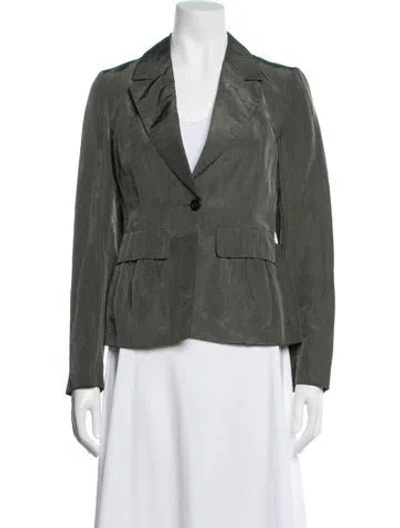 Pre-owned Dries Van Noten Blazer In Green