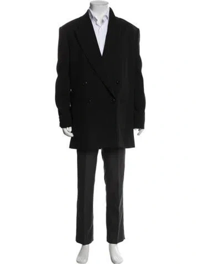 Pre-owned Dries Van Noten Blazer Only Two-piece Blazer In Black