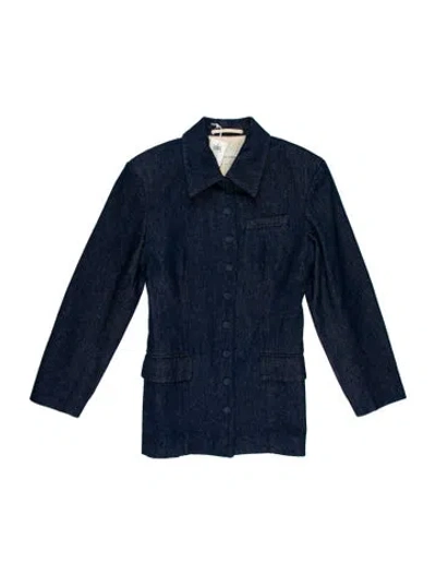 Pre-owned Dries Van Noten Blazer W/ Tags In Blue