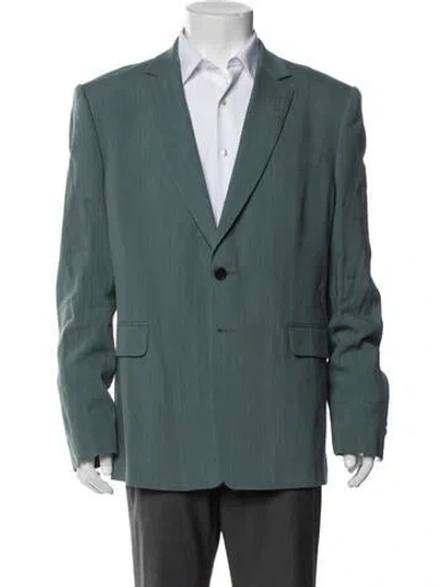 Pre-owned Dries Van Noten Blazer W/ Tags In Green