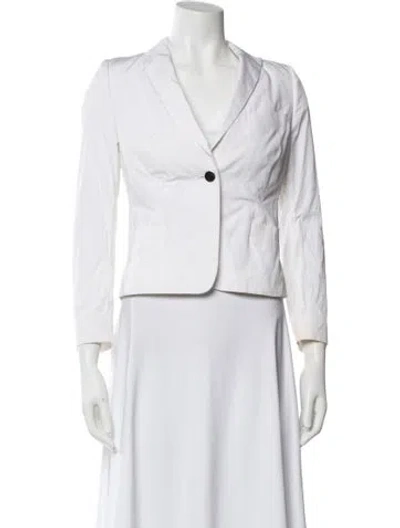 Pre-owned Dries Van Noten Blazer In White