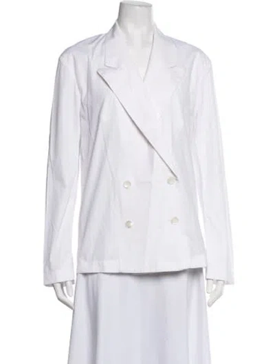 Pre-owned Dries Van Noten Blazer In White