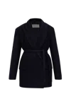 Dries Van Noten Wool Blend Double-breasted Coat In 509 Navy