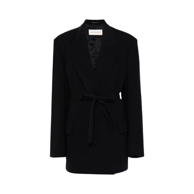 Pre-owned Dries Van Noten Bless Embroidered Jacket 'navy' | Blue | Women's Size L