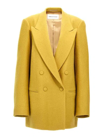 DRIES VAN NOTEN BLAZER - AMARILLO