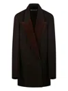 Dries Van Noten Women Blink Tux Den 2397 W.w. Jacket Brn In Brown