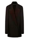 Dries Van Noten Women Blink Tux Den 2397 W.w. Jacket Brn In Brown
