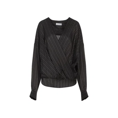 DRIES VAN NOTEN BLOUSE BROWN