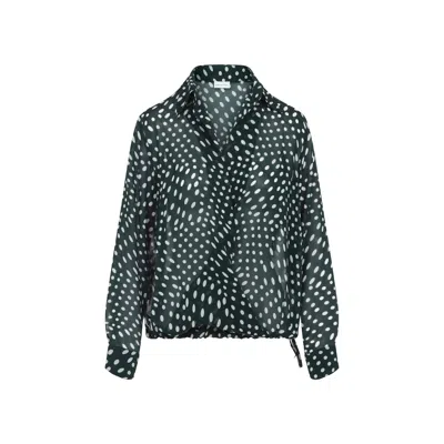 DRIES VAN NOTEN BLOUSE GREEN