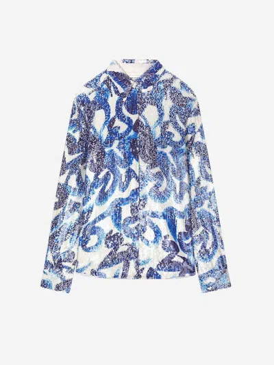 DRIES VAN NOTEN DRIES VAN NOTEN BLOUSE WITH SEQUINS